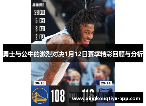 勇士与公牛的激烈对决1月12日赛季精彩回顾与分析