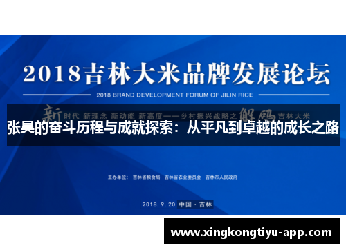 张昊的奋斗历程与成就探索：从平凡到卓越的成长之路